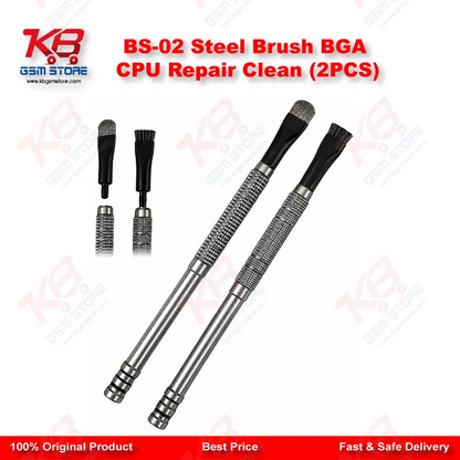 BS-02 Steel Brush BGA CPU Repair Clean (2PCS)