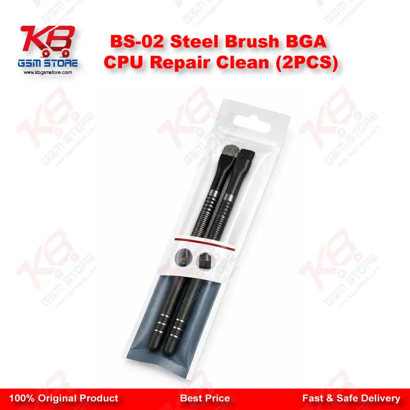 BS-02 Steel Brush BGA CPU Repair Clean (2PCS)