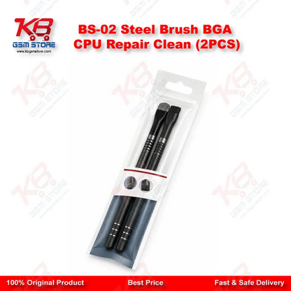 BS-02 Steel Brush BGA CPU Repair Clean (2PCS)