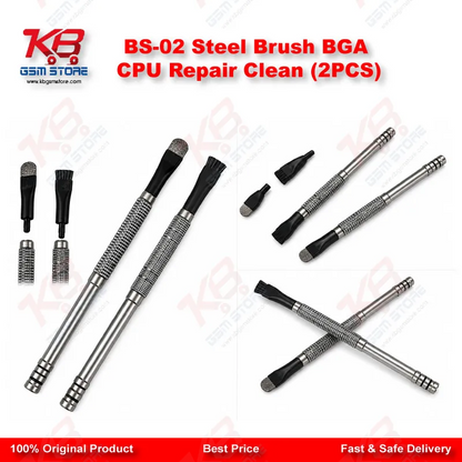 BS-02 Steel Brush BGA CPU Repair Clean (2PCS)