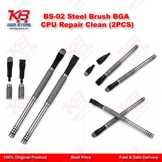 BS-02 Steel Brush BGA CPU Repair Clean (2PCS)
