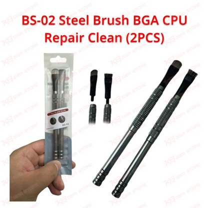 BS-02 Steel Brush BGA CPU Repair Clean (2PCS)