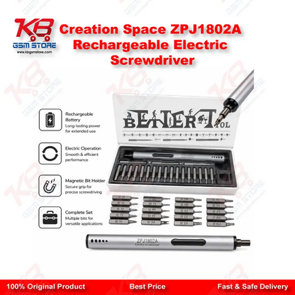 Creation Space ZPJ1802A Rechargeable Electric Screwdriver