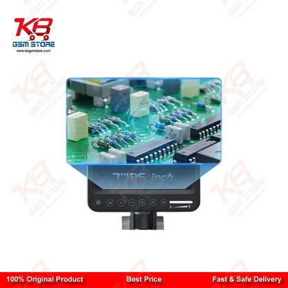 Digital Microscope 7 Inch 12MP 1600X – LCD Touch Screen PCB Inspection Microscope for Mobile Repair