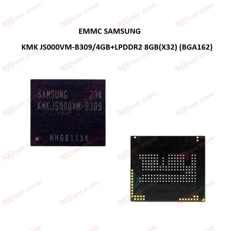EMMC SAMSUNG KMKJS000VM-B309/4GB+LPDDR2 8Gb(x32) (BGA162)