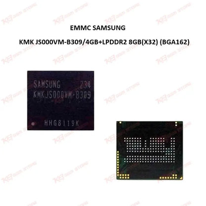 EMMC SAMSUNG KMKJS000VM-B309/4GB+LPDDR2 8Gb(x32) (BGA162)