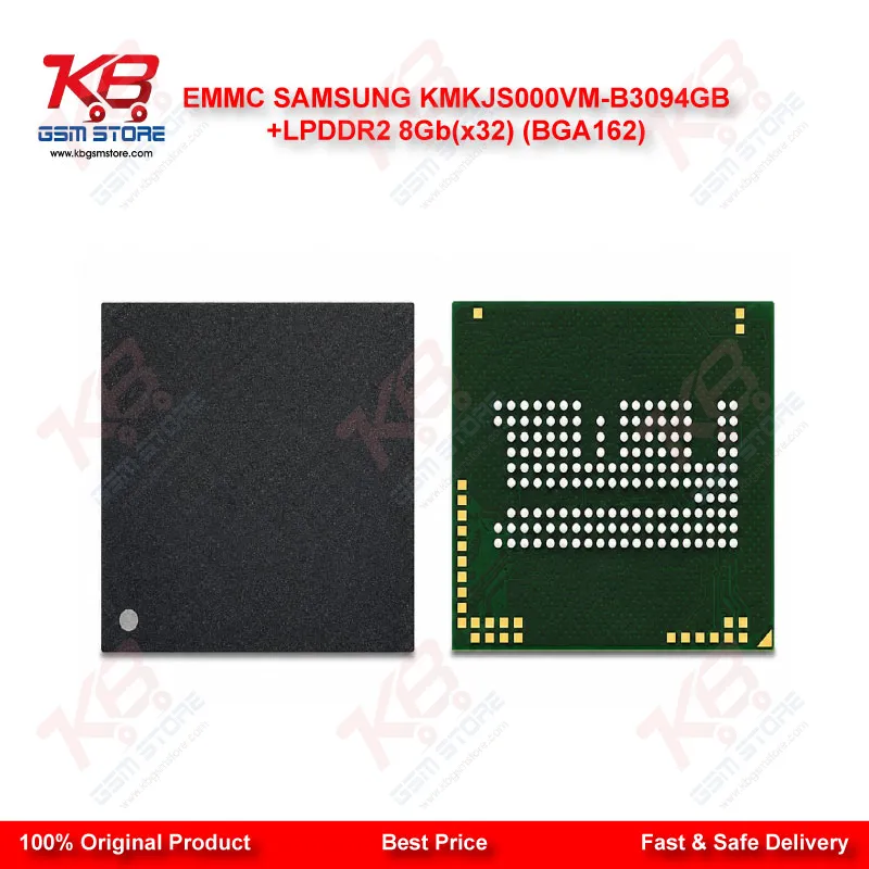 EMMC SAMSUNG KMKJS000VM-B309/4GB+LPDDR2 8Gb(x32) (BGA162)