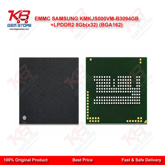 EMMC SAMSUNG KMKJS000VM-B309/4GB+LPDDR2 8Gb(x32) (BGA162)