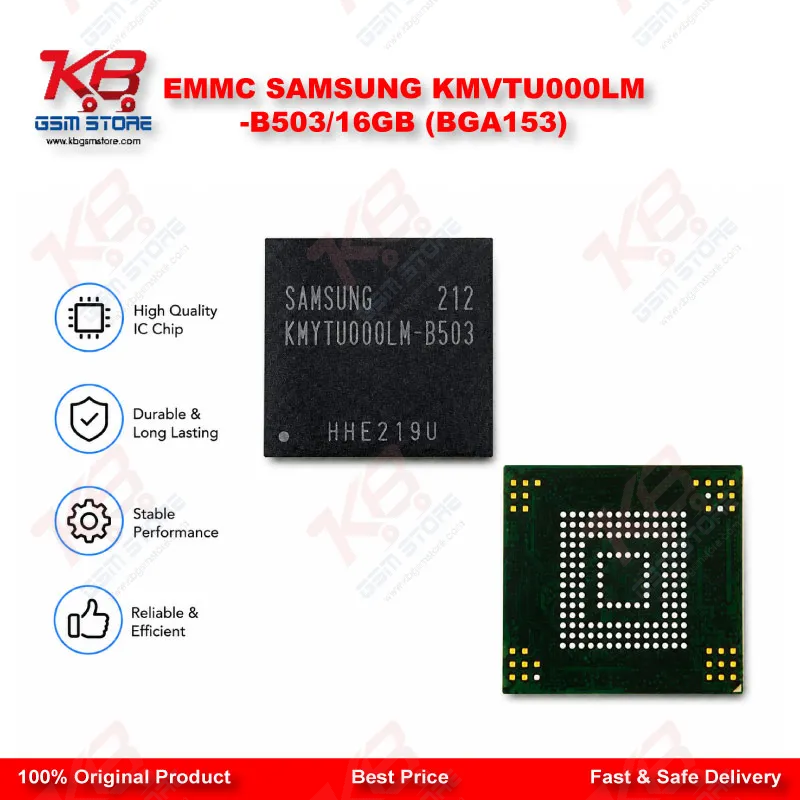 EMMC SAMSUNG KMVTU000LM-B50316GB (BGA153)