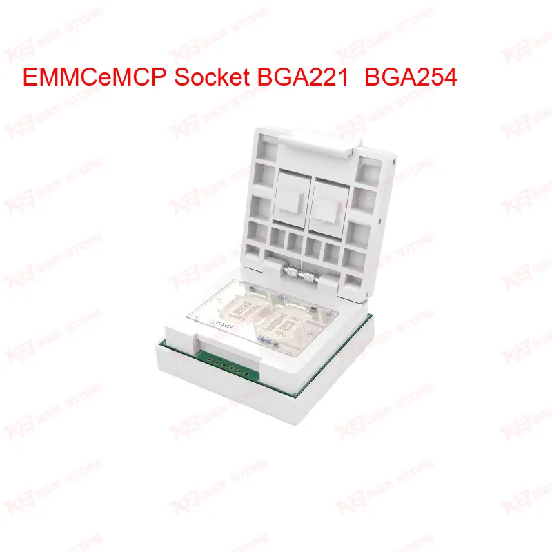 EMMC/eMCP Socket BGA221 / BGA254