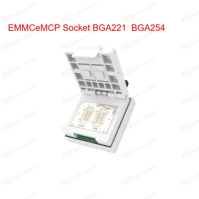 EMMC/eMCP Socket BGA221 / BGA254