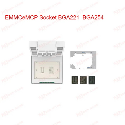 EMMC/eMCP Socket BGA221 / BGA254