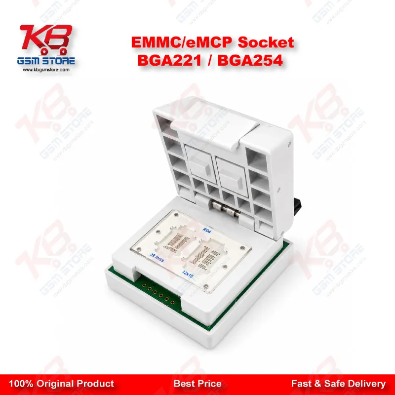 EMMC/eMCP Socket BGA221 / BGA254