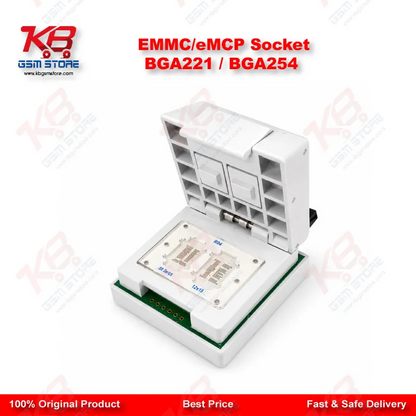 EMMC/eMCP Socket BGA221 / BGA254