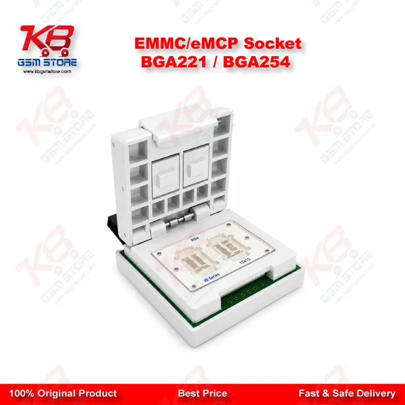 EMMC/eMCP Socket BGA221 / BGA254