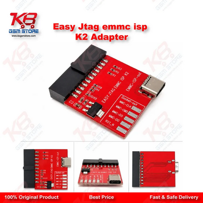 Easy Jtag eMMC ISP K2 Adapter – Solderless eMMC/UFS ISP Connector for Easy Jtag Plus & MiPi Tester
