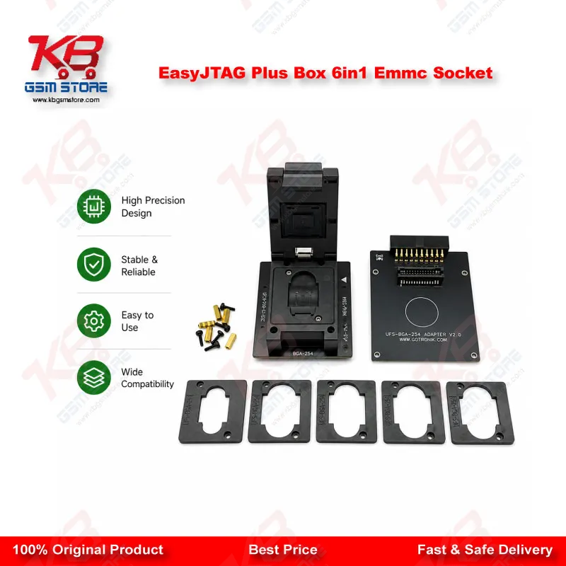EasyJTAG Plus Box 6in1 Emmc Socket