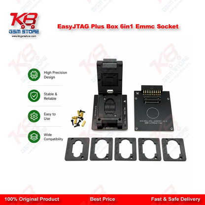 EasyJTAG Plus Box 6in1 Emmc Socket