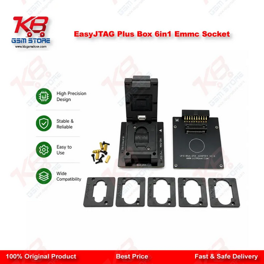 EasyJTAG Plus Box 6in1 Emmc Socket
