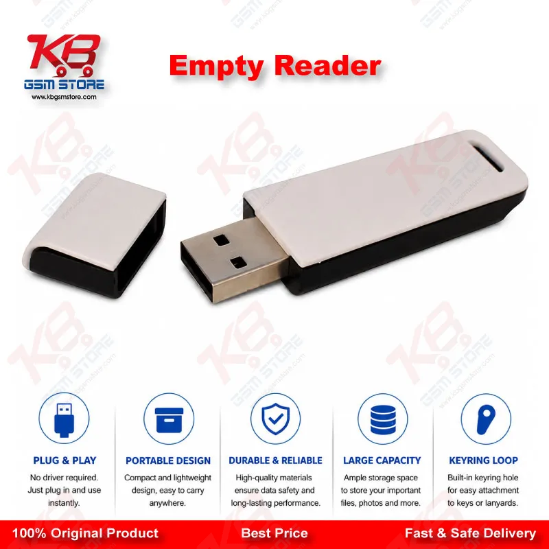 UL-P004 Plastic USB 2.0 Flash Drive with Cap and Keyring Loop
