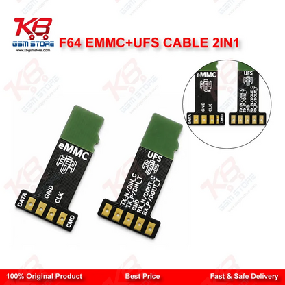 F64 eMMC + UFS Cable 2in1 – ISP FPC Cable for F64 Ultra/Lite Box