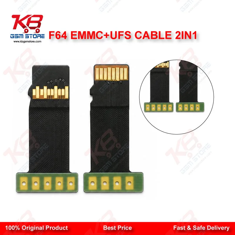 F64 eMMC + UFS Cable 2in1 – ISP FPC Cable for F64 Ultra/Lite Box
