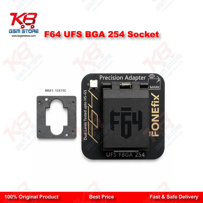 F64 UFS BGA254 Socket Adapter – Flash64 Chip-Off Programmer Socket