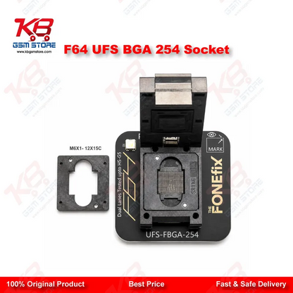 F64 UFS BGA254 Socket Adapter – Flash64 Chip-Off Programmer Socket