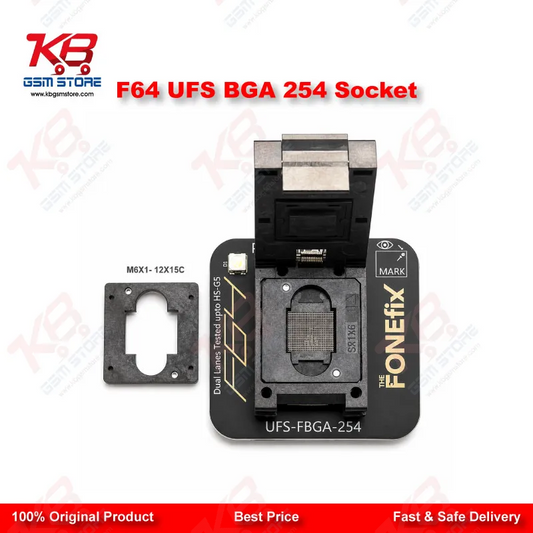 F64 UFS BGA254 Socket Adapter – Flash64 Chip-Off Programmer Socket