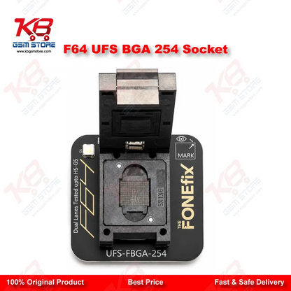 F64 UFS BGA254 Socket Adapter – Flash64 Chip-Off Programmer Socket
