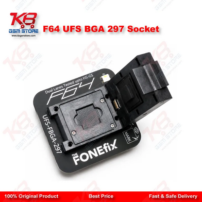 F64 UFS BGA 297 Socket Adapter for Flash 64 NAND Programmer