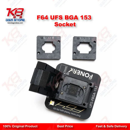 F64 UFS BGA153 Socket Adapter – Flash64 Programmer Chip Reader