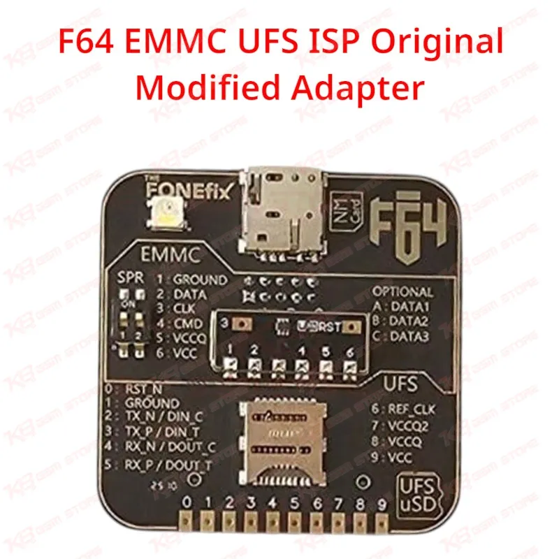 F64 EMMC UFS ISP Original Modified Adapter