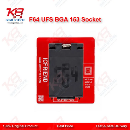 F64 UFS BGA153 Socket Adapter – Flash64 Programmer Chip Reader