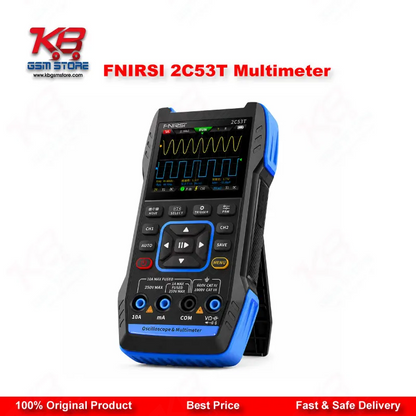 FNIRSI 2C53T 3-in-1 Handheld Oscilloscope Multimeter DDS Signal Generator 50MHz 250MS/s