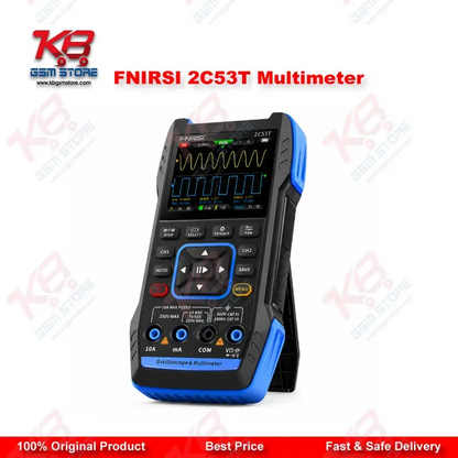 FNIRSI 2C53T 3-in-1 Handheld Oscilloscope Multimeter DDS Signal Generator 50MHz 250MS/s