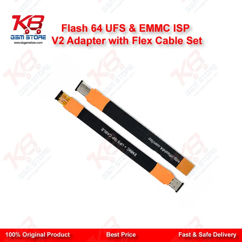 Flash 64 UFS & EMMC ISP V2 Adapter with Flex Cable Set – F64 ISP Board Pakistan