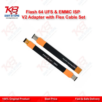 Flash 64 UFS & EMMC ISP V2 Adapter with Flex Cable Set – F64 ISP Board Pakistan