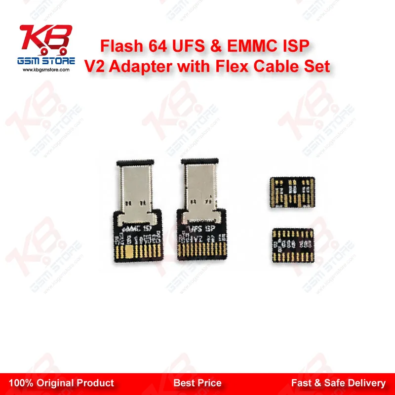 Flash 64 UFS & EMMC ISP V2 Adapter with Flex Cable Set – F64 ISP Board Pakistan