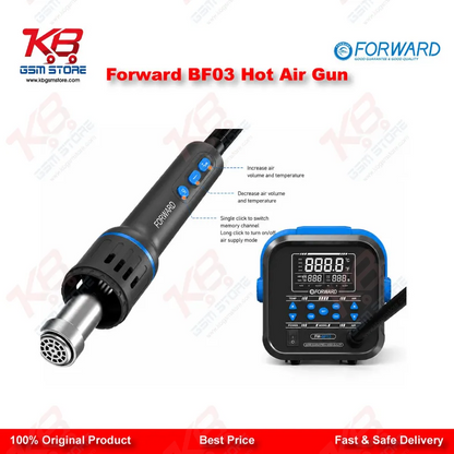 Forward BF03 1300W Hot Air Rework Station – PID Controlled Desoldering Gun for Mobile Repair