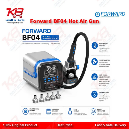 Forward FW-BF04 1300W Hot Air Rework Station – BGA SMD Desoldering Tool