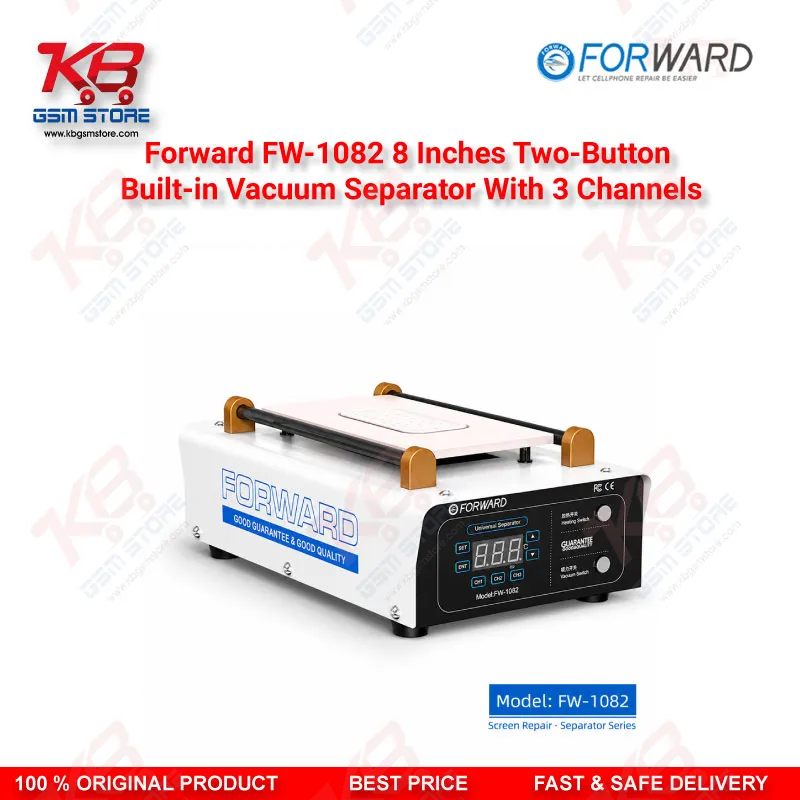 Forward FW-1082 8 Inch Two-Button Built-in Vacuum Separator LCD Screen Separator Machine (3 Channels) – Pakistan