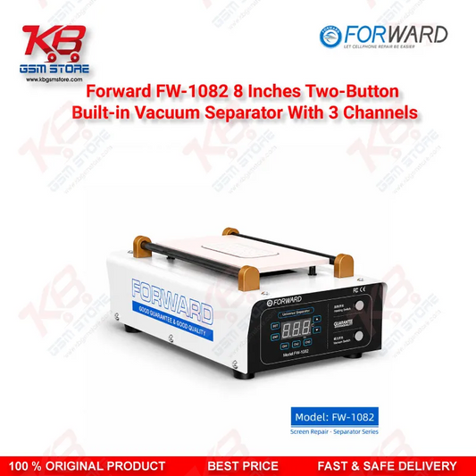 Forward FW-1082 8 Inch Two-Button Built-in Vacuum Separator LCD Screen Separator Machine (3 Channels) – Pakistan