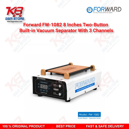 Forward FW-1082 8 Inch Two-Button Built-in Vacuum Separator LCD Screen Separator Machine (3 Channels) – Pakistan