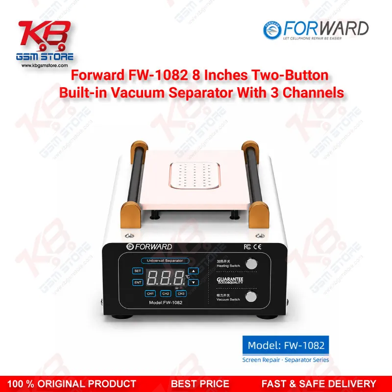 Forward FW-1082 8 Inch Two-Button Built-in Vacuum Separator LCD Screen Separator Machine (3 Channels) – Pakistan