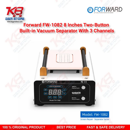 Forward FW-1082 8 Inch Two-Button Built-in Vacuum Separator LCD Screen Separator Machine (3 Channels) – Pakistan