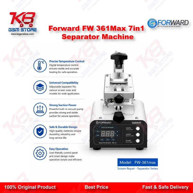FORWARD FW-361Max 7in1 Mid-Frame Removal & Screen Separator Machine