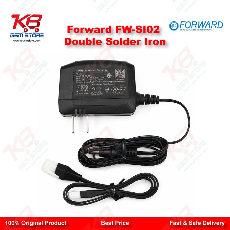 Forward FW-SI02 Dual Station Precision Soldering Station – 400W Digital Temperature Control