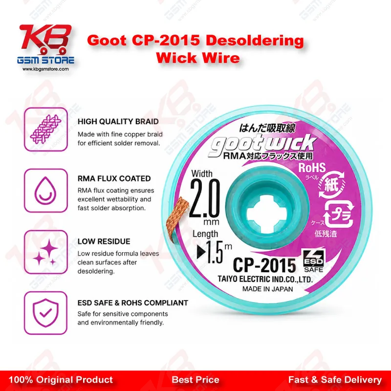 Goot CP-2015 Desoldering Wick Wire