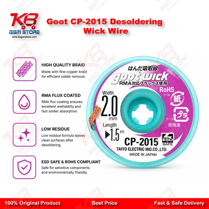 Goot CP-2015 Desoldering Wick Wire